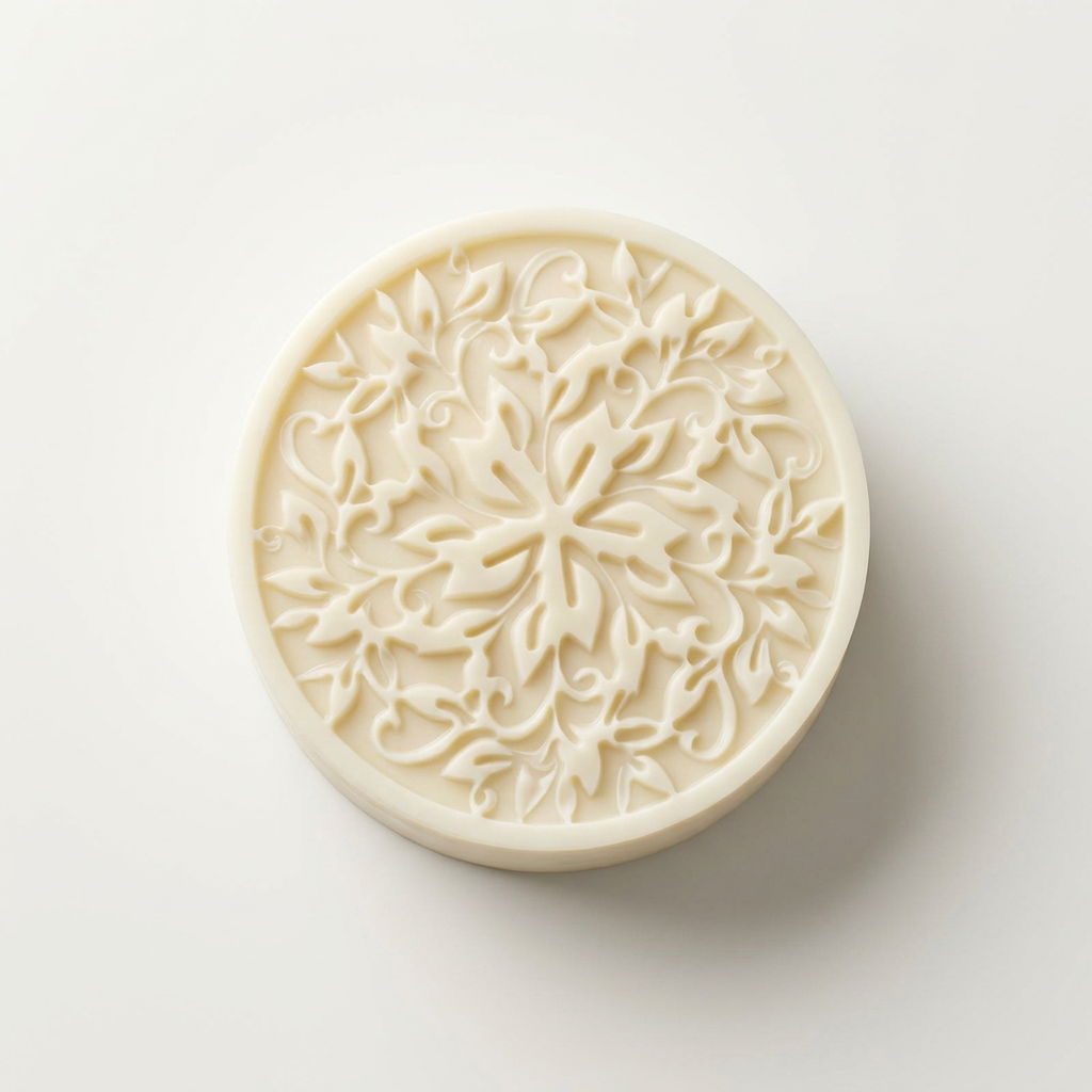 Mandala Marfil con harina de arroz